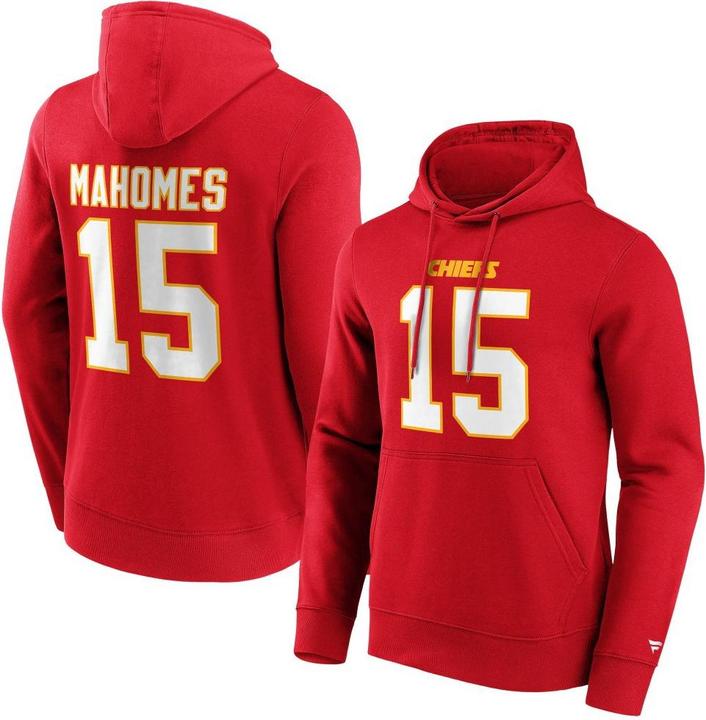 Fanatics Kansas City Chiefs Graphic Hoodie Mahomes 15 M (M)
