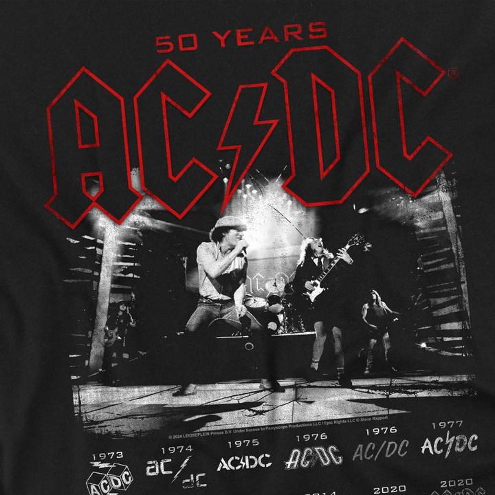 Actual product image AC/DC Mens Logo Stack T-Shirt (XXL)