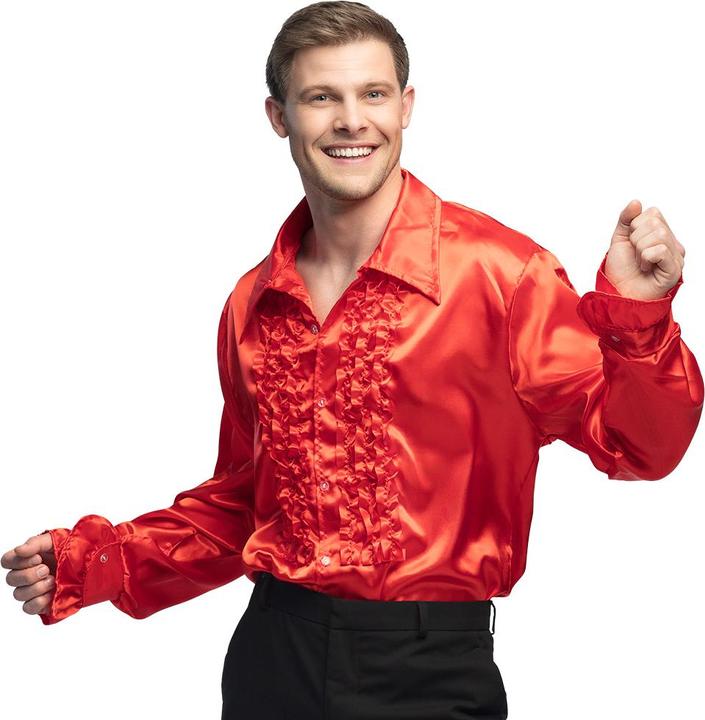 Produktbild Boland Party Shirt : Rüschenhemd Satin (XL)