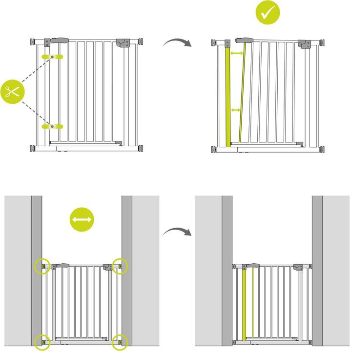 Produktbild Hauck Stop N Safe 2 (incl. 9cm ext.) (84 cm)
