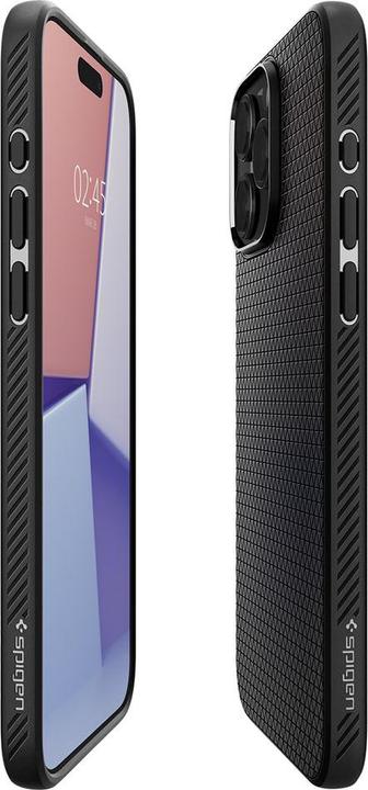 Productafbeelding Spigen Liquid Air iPhone 15 Pro 6,1" czarny/matzwart (Apple iPhone 15 Pro)