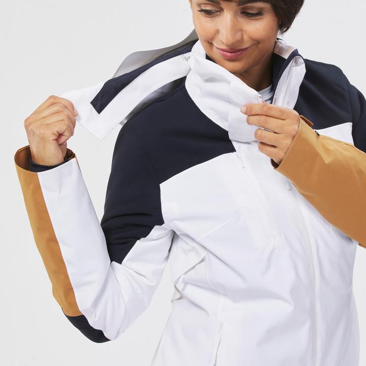 Immagine prodotto Wedze Giacca da sci donna 500 sport - bianco/navy/marrone (XL)