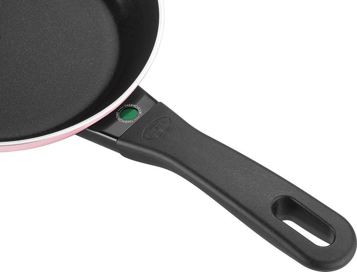 Actual product image Ballarini Caprera Frying Pan 1 Handle Pink (24 cm, Frying pan, Aluminium)