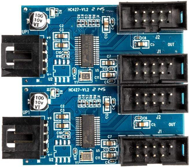 Image du produit Akasa Carte Hub USB 2.0 interne, câble USB de 30 cm inclus (4 Ports)