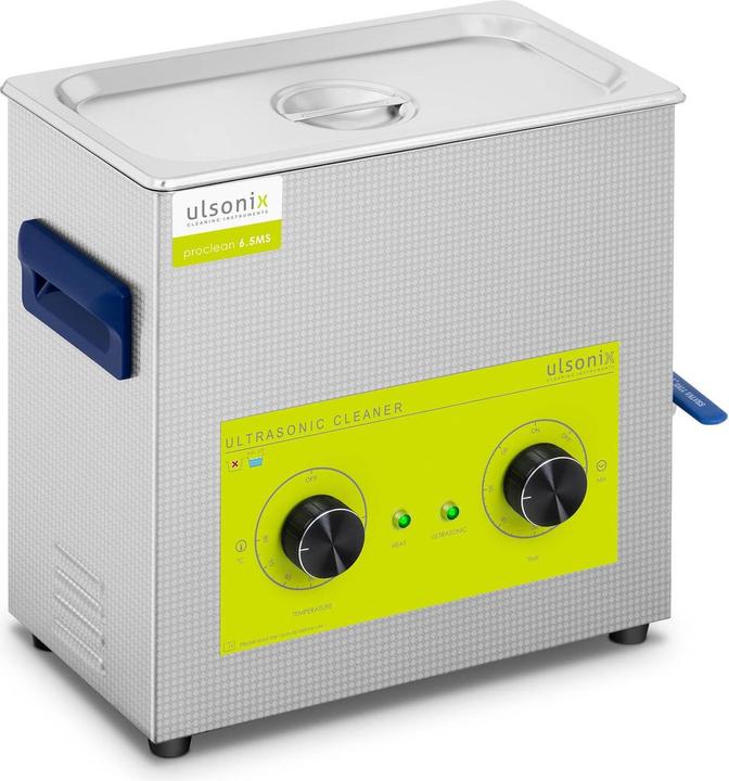 Ulsonix Ultraschallreiniger Ultraschallreinigungsgerät Ultraschallbad 6,5 L 180 W 40 kHz (40 kHz, 6500 ml)