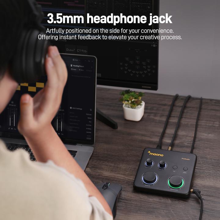 Actual product image Maono PS22 LITE Audio Interface (USB)