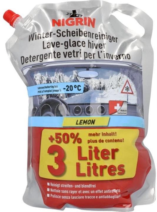Immagine prodotto Nigrin Pulitore invernale del parabrezza al limone (3000 ml)