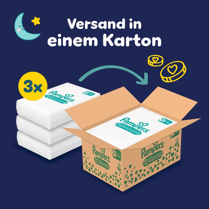Produktbild Pampers Baby-Dry Night Pants (Gr. 6, Monatsbox, 138 Stück)