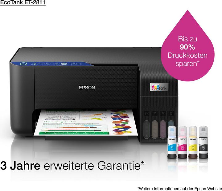 Actual product image Epson EcoTank ET-2811 (Ink tank, Colour)
