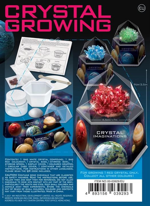 Actual product image 4M Hodowla kryształów - czerwony