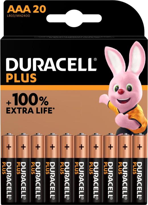 Duracell Plus (20 pcs, AAA)