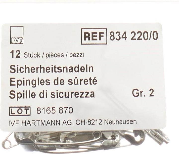 IVF Hartmann Sicherheitsnadeln Gr2 38mm