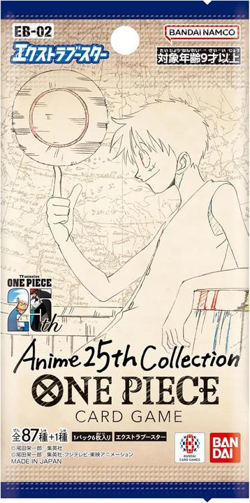 Produktbild One Piece Memorial Anime 25th Collection - Extra Booster Box EB-02 - Card Game - JP (Japanisch, Booster Display)