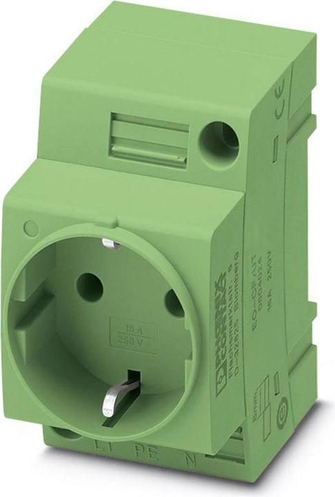 Produktbild Phoenix Contact Stedose für Hutschiene EO-CF/UT/GN Inhalt: 1 St.