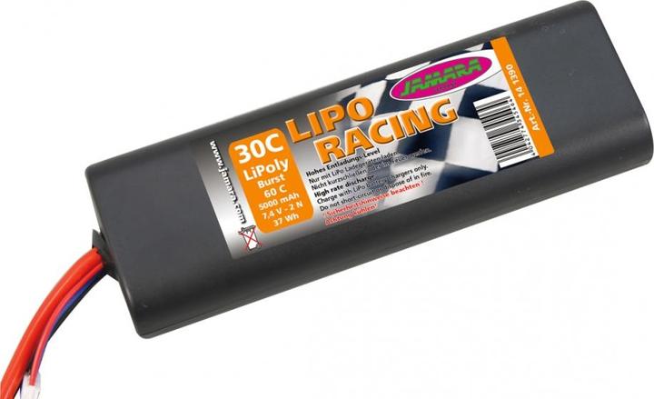 Actual product image Jamara Battery pack -Racing (7.40 V, 5000 mAh)