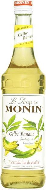 Produktbild Monin Gelbe Banane Bananen-Sirup