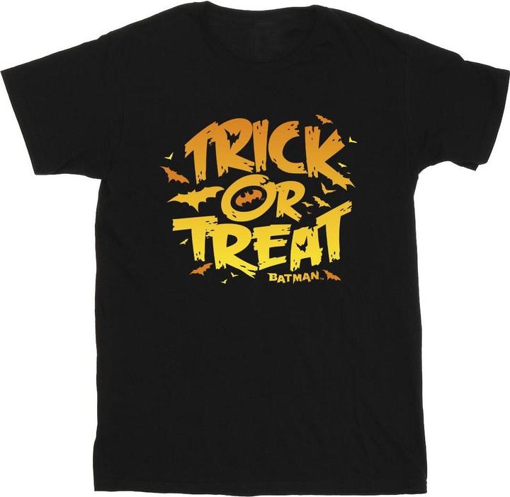 Actual product image Girls Batman Trick Or Treat Cotton T-Shirt (140, 146)