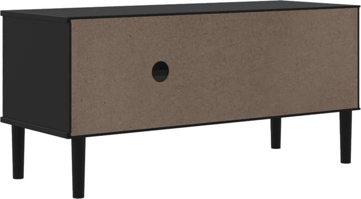 Image du produit VidaXL Meuble TV SENJA aspect rotin noir 106x40x49 cm