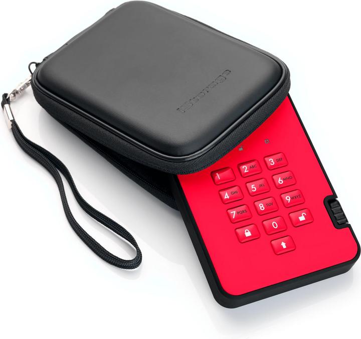 Produktbild iStorage diskAshur2 SSD 16TB - Red (16000 GB)