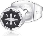 Actual product image Sagapo S'Agapo Fashion Single Earrings Made Of Steel Ripple Srp38