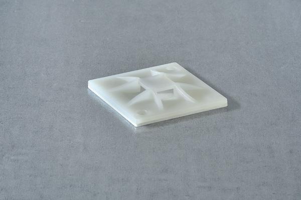 Immagine prodotto HellermannTyton Supporto fascetta cavi Q 40x40mm adesivo (Fascette in velcro, 40 mm, 50 pz.)