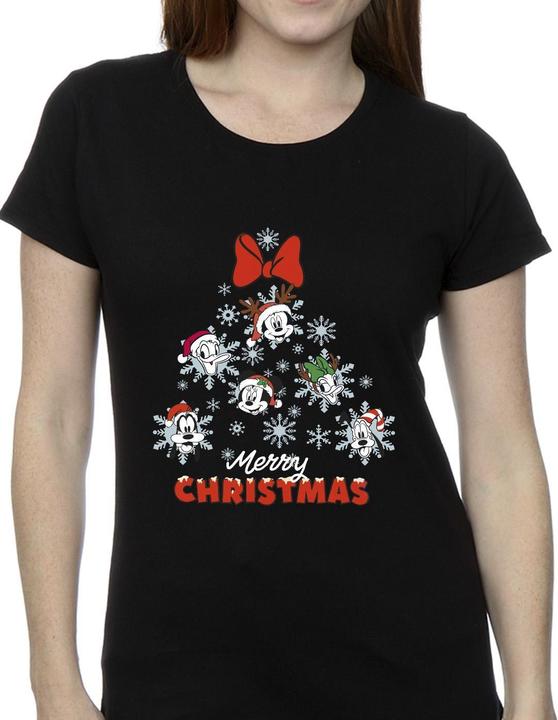 Immagine prodotto Disney Mickey Mouse And Friends Christmas Tree Maglietta Donna (M)