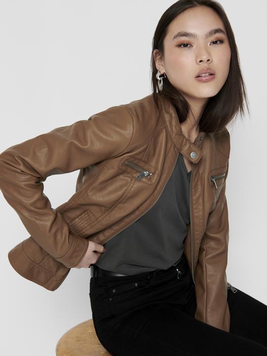 Produktbild Only Reissverschluss Kunstlederjacke (36)