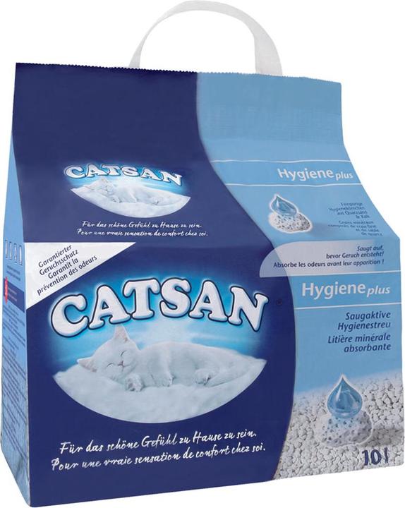 Image du produit Catsan Hygiene Plus (Biodégradable, Neutralisant, Ne s'agglomère pas, 4.82 kg)