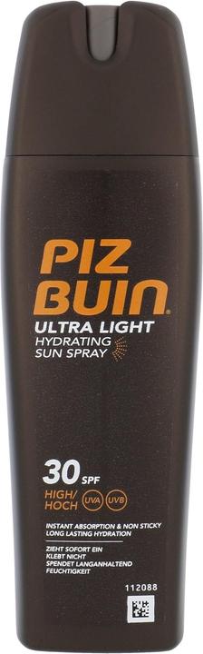Actual product image Piz Buin Ultra Light (Sun spray, SPF 30, 200 ml, 242 g)
