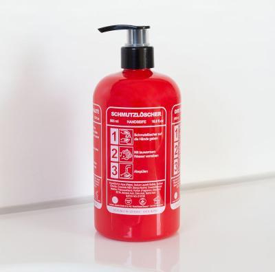 Image du produit Accentra Savon à main Lingettes anti-poussière en bouteille, 500ml, parfum : Musk, couleur : rouge/blanc (Savon liquide, 500 ml)
