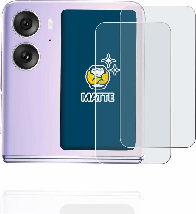Productafbeelding BROTECT Antireflecterende schermbeschermer mat (2 Stuk, Oppo Zoek N2 Flip)