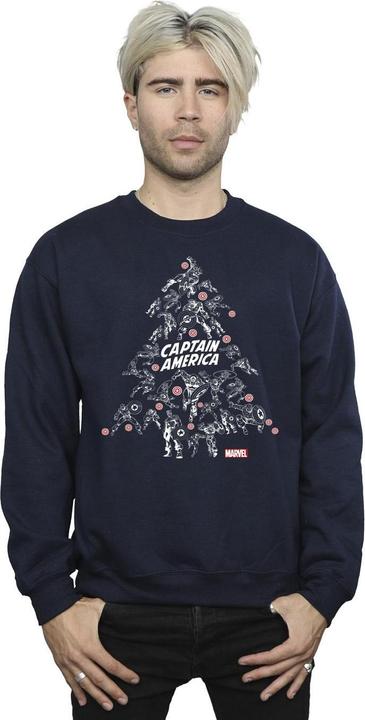 Produktbild Captain America Christmas Tree Sweatshirt (L)