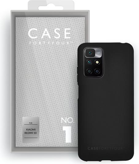 Actual product image Case FortyFour Soft cover No.1 black (Xiaomi Redmi 10)