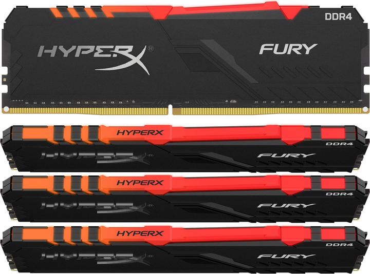 Image du produit HyperX Fury RGB (4 x 8GB, 3200 MHz, RAM DDR4, DIMM)