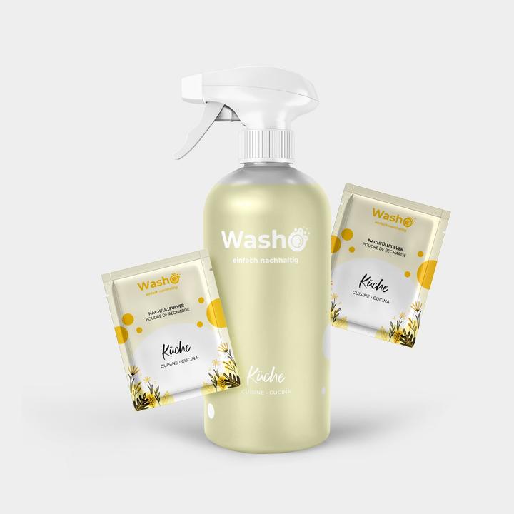 Produktbild Washo Oberflächenreiniger Putz-Set