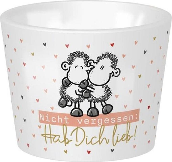 Image du produit Sheepworld Coquetier Je t'aime Blanc (2 x)