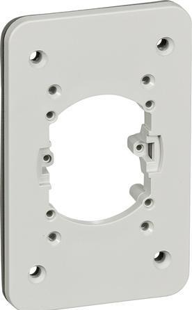 Actual product image LK Opus® 74 insert intermediate plate for socket outlet type 110H/110L light grey.