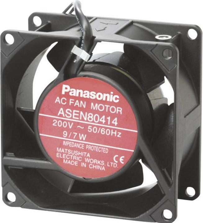 Image du produit Panasonic ASEN80416 Ventilateur axial 230 V/AC 54 m³/h (L x l x h) 80 x 80 x 38 mm (80 mm)