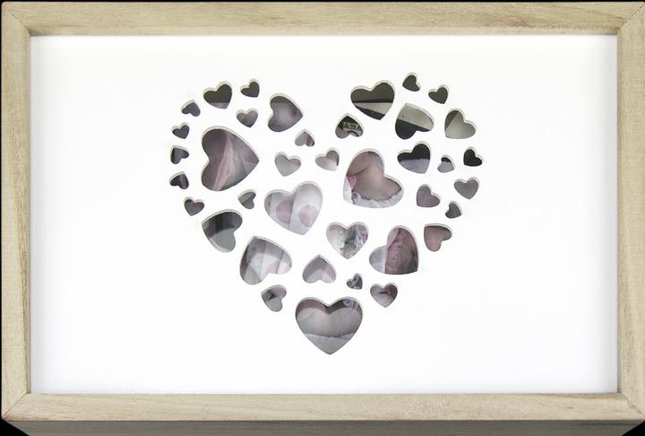 Actual product image ZEP Love Box USB 13x18 wood for photos and stick (13 x 18 cm)