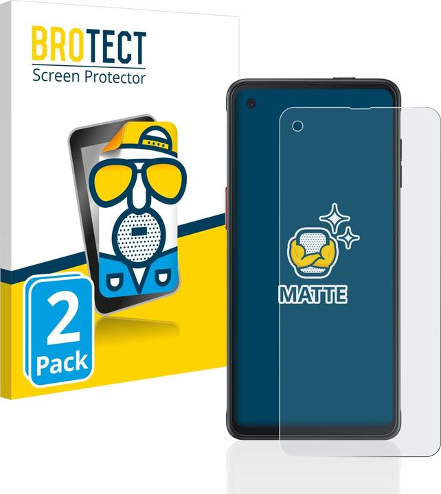 Produktbild BROTECT Entspiegelungs-Schutzfolie Displayschutz Matt (2 Stück, Samsung Galaxy Xcover Pro)