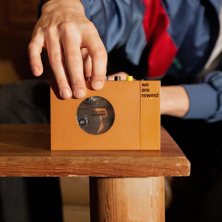 Actual product image we are rewind Portable BT Cassette Player Serge