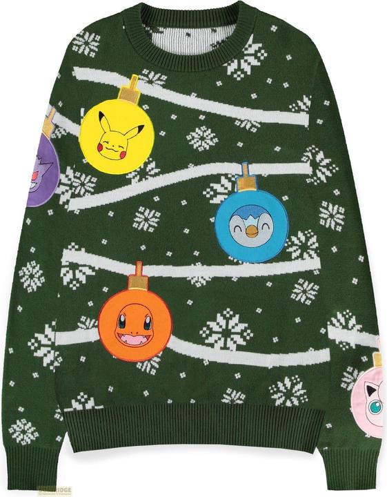 Difuzed Pokémon - Xmas Balls Christmas Jumper - XS (XS)