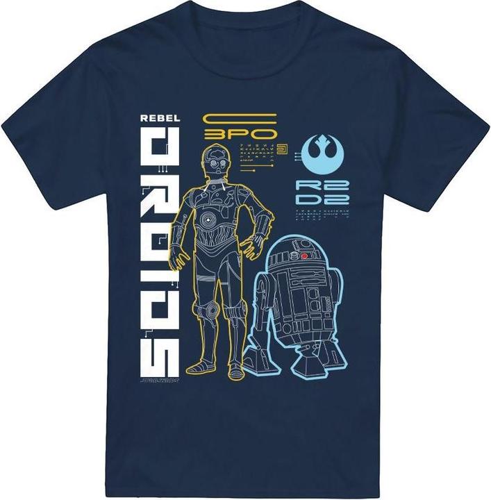 Image du produit Star Wars - T-shirt REBEL DROIDS - Homme (3XL)