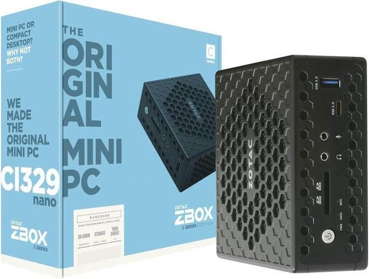 Actual product image Zotac Zbox CI329 Nano (Intel Celeron N4100)