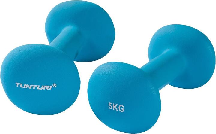 Tunturi Neopren Kurzhanteln (2 x 5 kg)