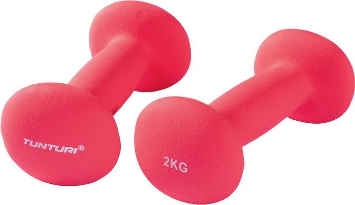Tunturi Neopren Kurzhanteln (2 x 2 kg)
