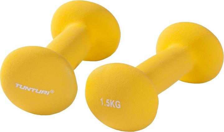 Tunturi Neopren Kurzhanteln (2 x 1.5 kg)