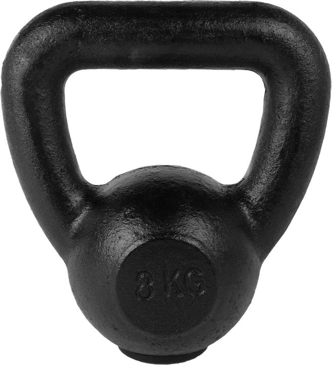 Image du produit Tunturi Gusseisen Kettlebell mit Gummi Boden (1 x 8 kg)