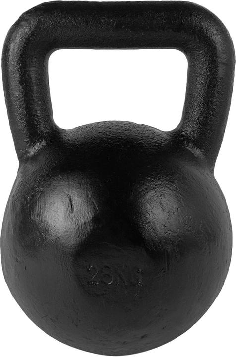 Actual product image Tunturi Gusseisen Kettlebell mit Gummi Boden (1 x 28 kg)