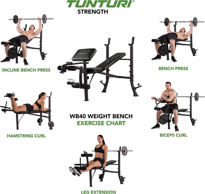 Actual product image Tunturi Hantelbank WB40